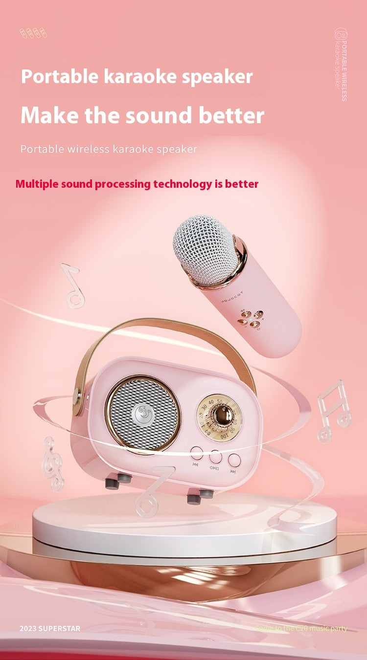 Portable Bluetooth Audio With Wireless Microphone SAM77