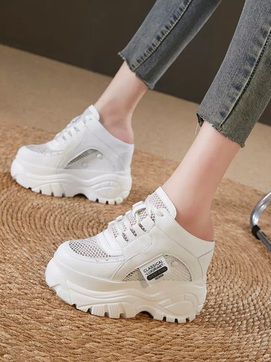 SFH 12 CMS Heel height Sandals for Outerwear Fashionable and Versatile Ultra-High Heels Thick-soled P