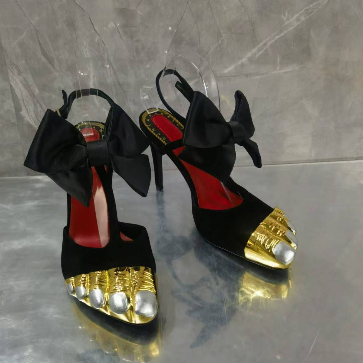 Women's sandals women's fashion gold thumb high heel slippers temperament versatile stiletto cross-border hot style SAM69