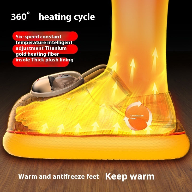 Electrothermal Couple Household Rechargeable Heating Shoes SAM93