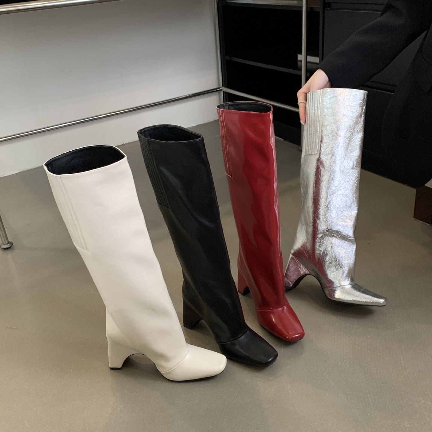 Knee-High Wedge Boots winter boots Collection SAM901