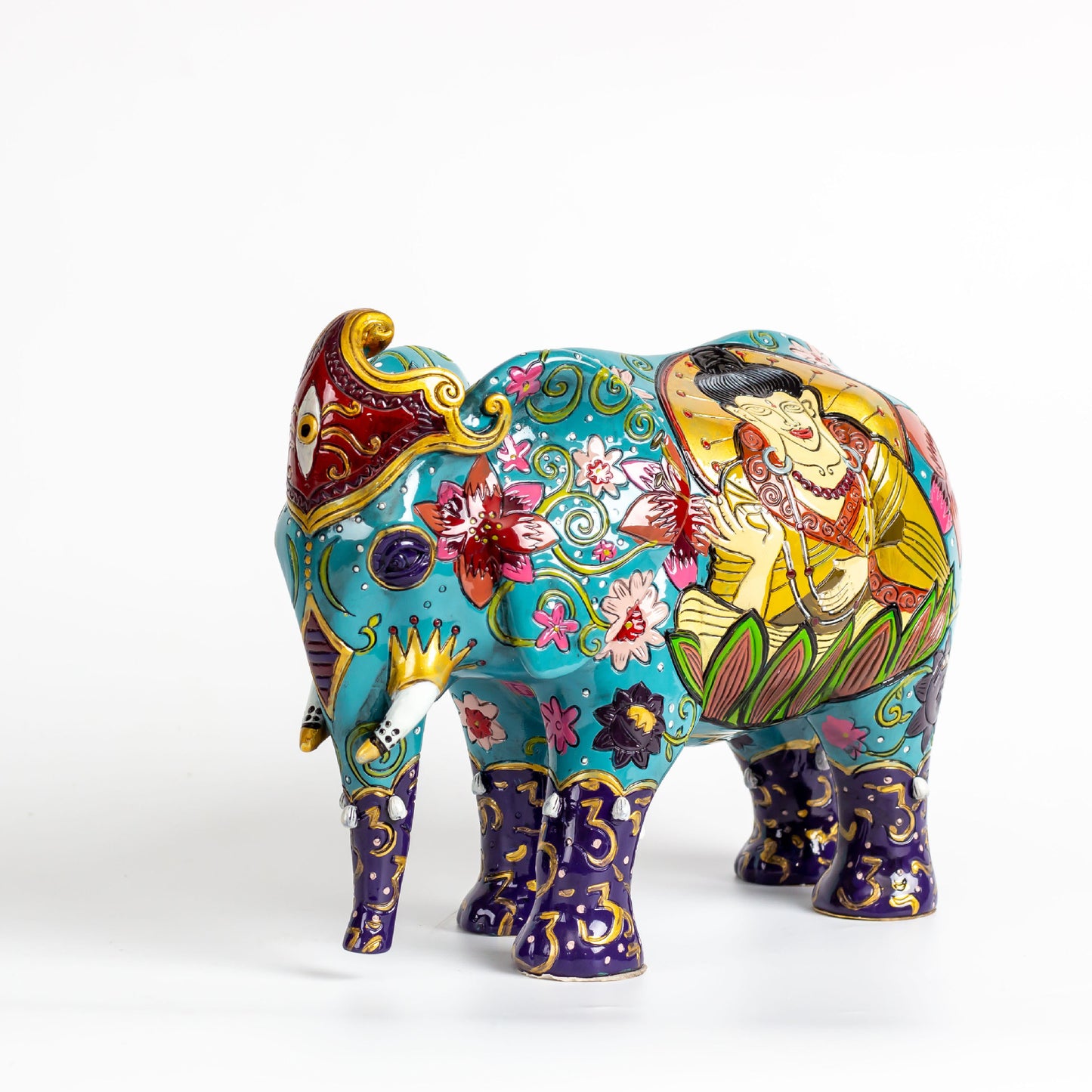 Handicraft handmade Trendy hand-painted art cow and horse resin ornaments jewelry store window decoration wine cabinet living room office housewarming gift SAM6111