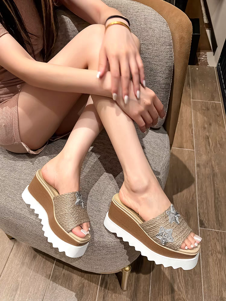 Women's Jute Wedge Sandals SAM622