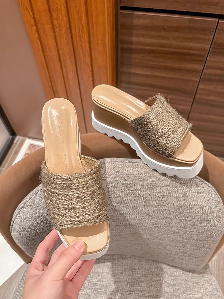 Women's Jute Wedge Sandals SAM622