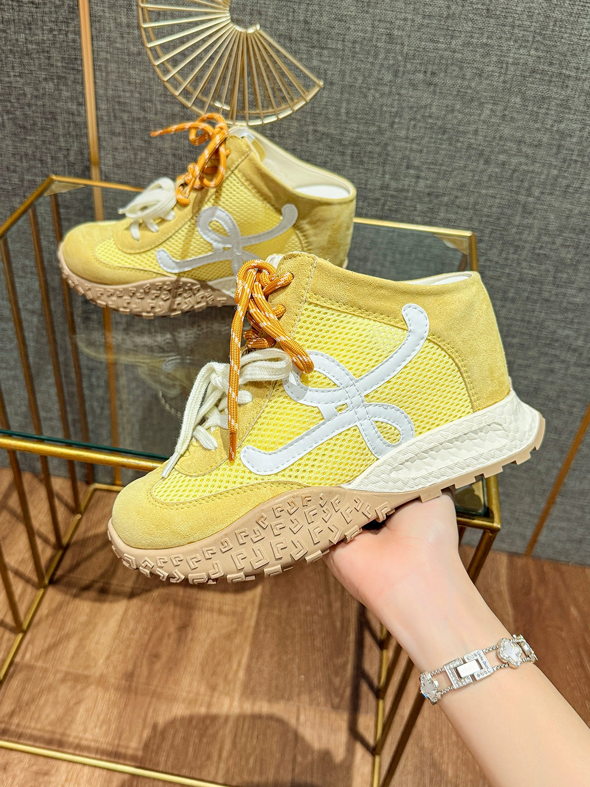 10CM Invisible Inner Height Increase German Training Shoes for Women SAM200