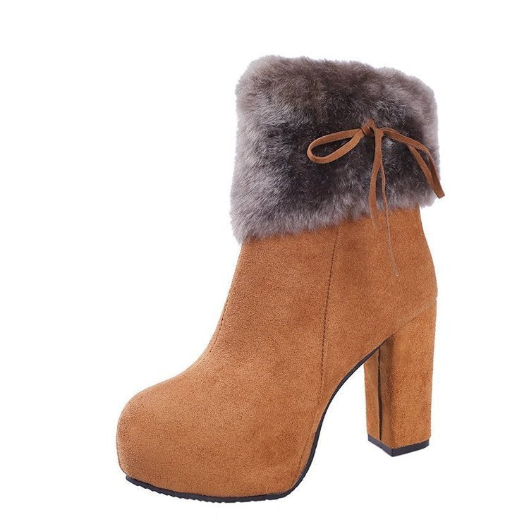 New Style Platform Martin Boots Plus Cashmere Women SAM79