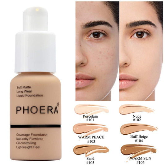 Explosive Press Type Oil Control Natural Color Matte Concealer Foundation Cream SAM91