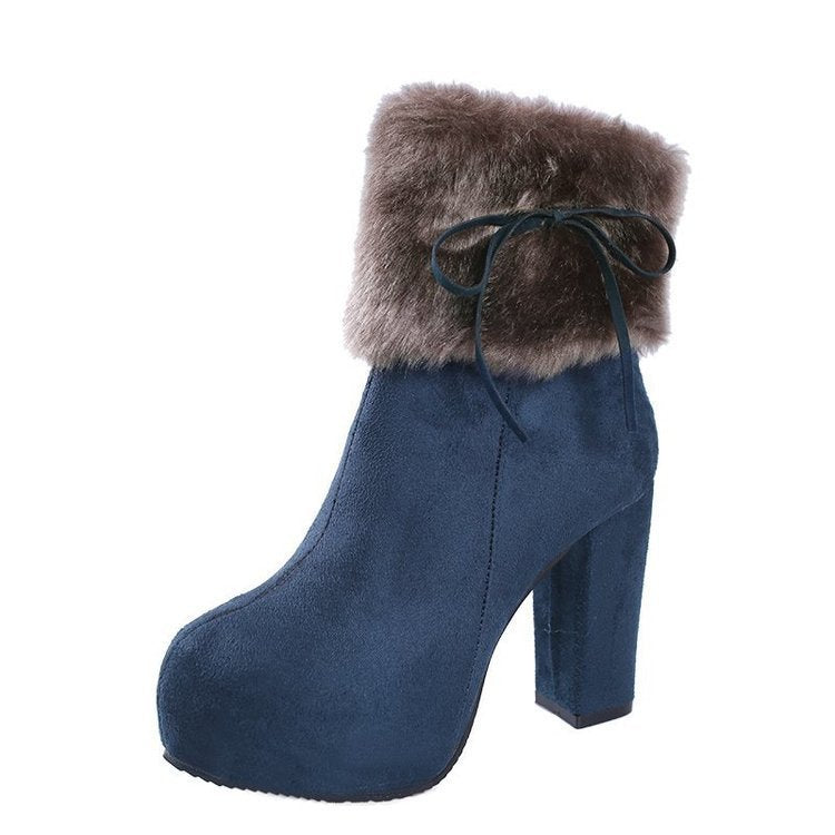 New Style Platform Martin Boots Plus Cashmere Women SAM79