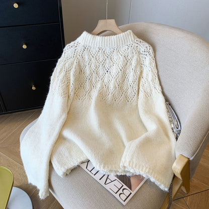 Women's French Style Tied Bow Long-sleeved Sweater SAM72