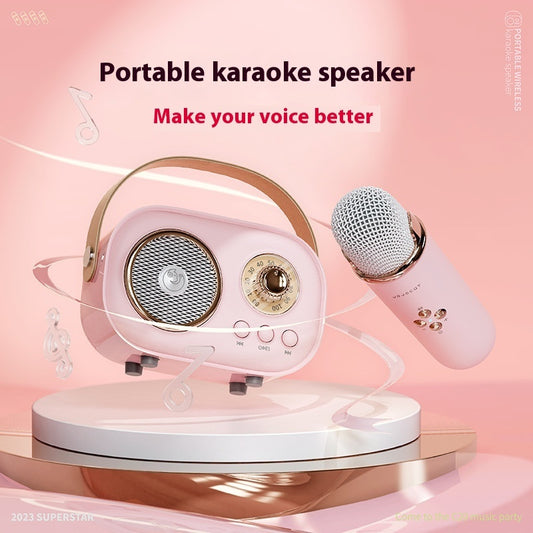 Portable Bluetooth Audio With Wireless Microphone SAM77