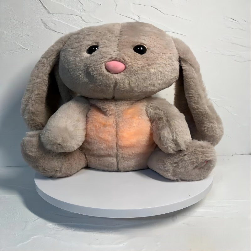 Breathing Rabbit Soothing Sensory Plush Toy With Relieve Anxiety Bunny Comforter Breathes For Newborn Conciliate Baby SAM97