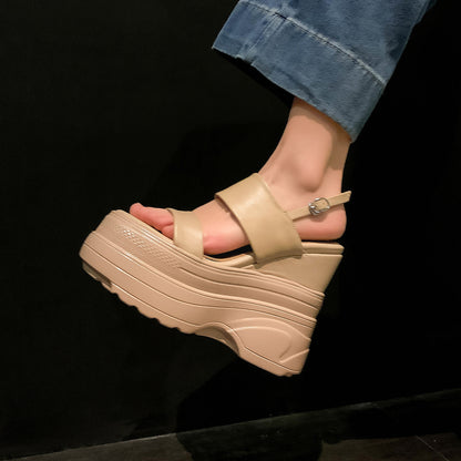 14cms heel height Platform Wedge Sandals for Women – Height Increasing Fashion Sandals | sam87