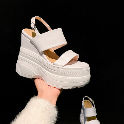 14cms heel height Platform Wedge Sandals for Women – Height Increasing Fashion Sandals | sam87